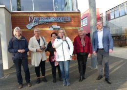 Foto: Haiko Mensing Florian Schön und seine Stellvertreterin Mechthild Möhlmann (von rechts) mit den SPD-Kreistagsmitgliedern Andrea Oefler, Begüm Langefeld, Heike Frommhold, Dr. Heike Burghardt